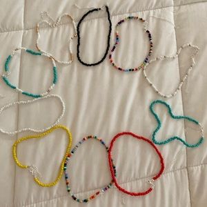 beaded choker necklaces